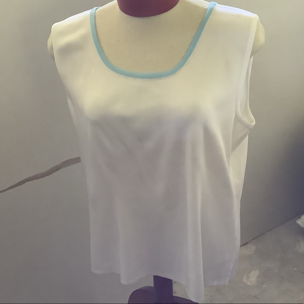 Ming Wang sleeveless blouse